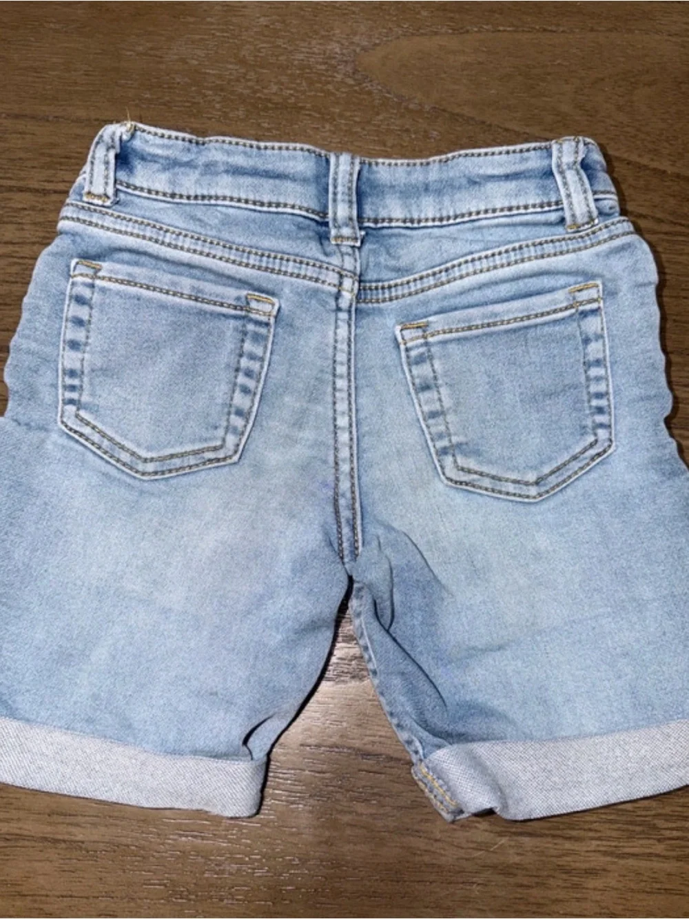 Cat & Jack Light Blue Denim Kids Bermuda Shorts 4/5